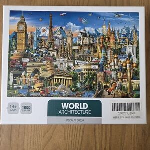 1000 piece Jigsaw puzzle world architecture